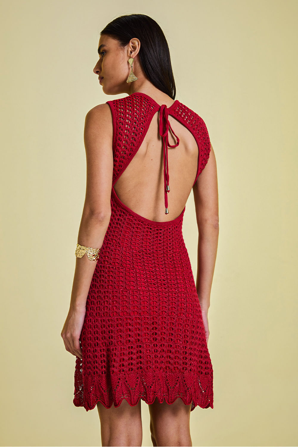 Vestido Tricot Lyra Vermelho