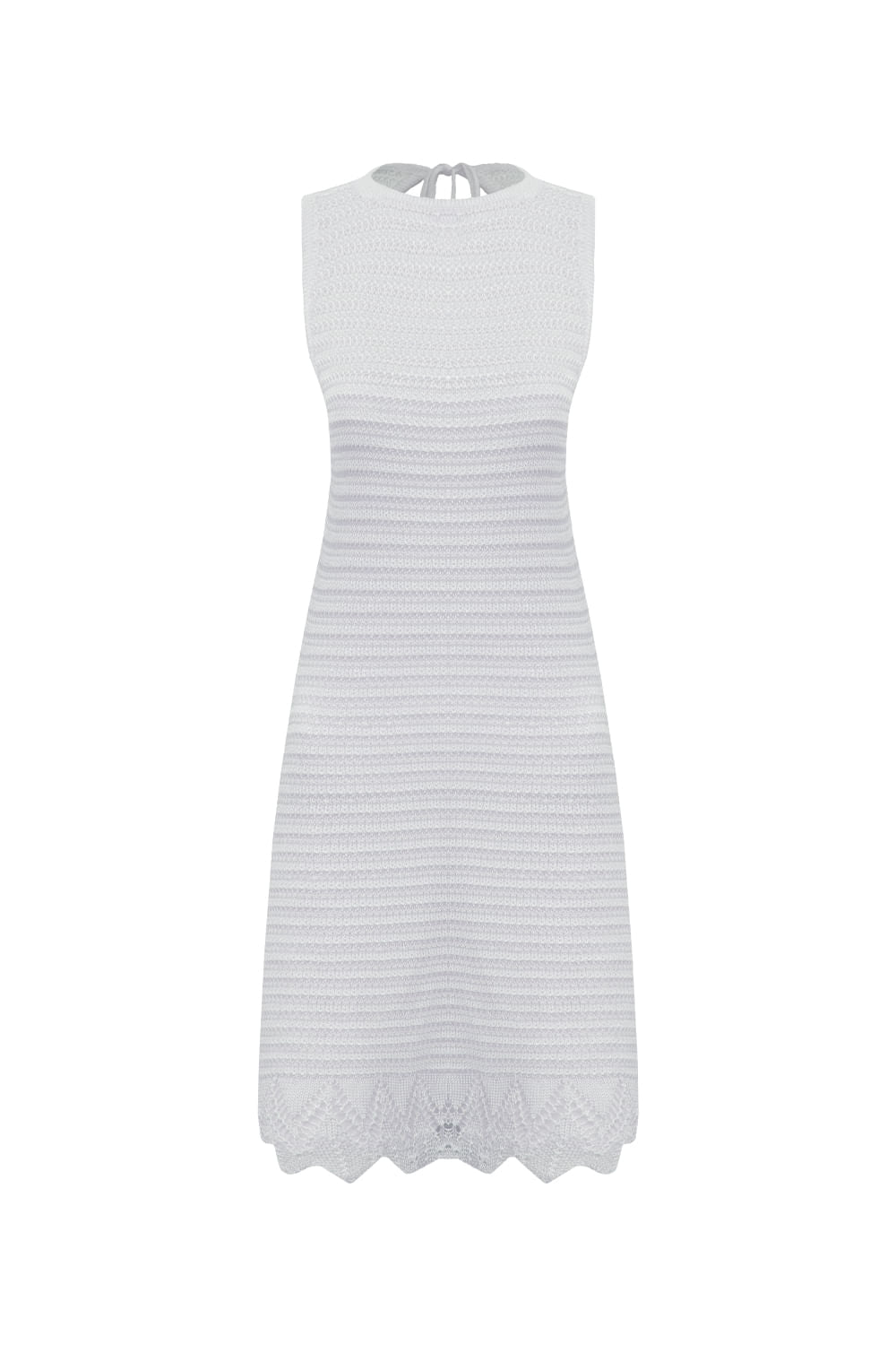Vestido Tricot Aline Off White