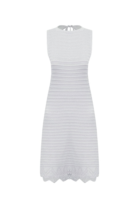 Vestido Tricot Aline Off White