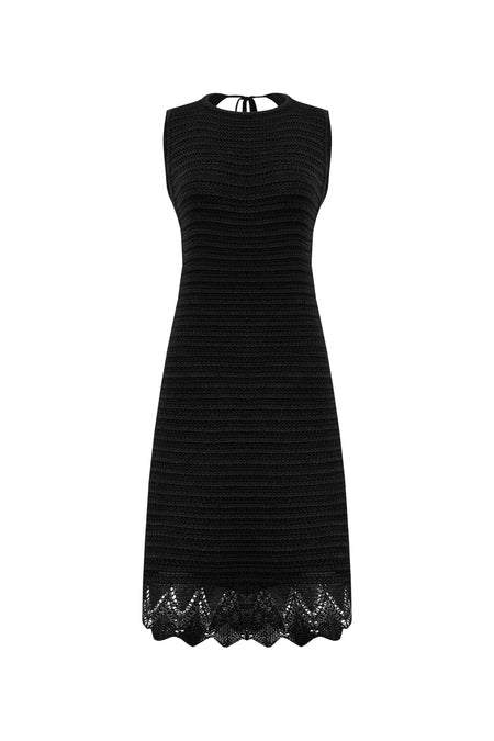 Vestido Tricot Aline Preto