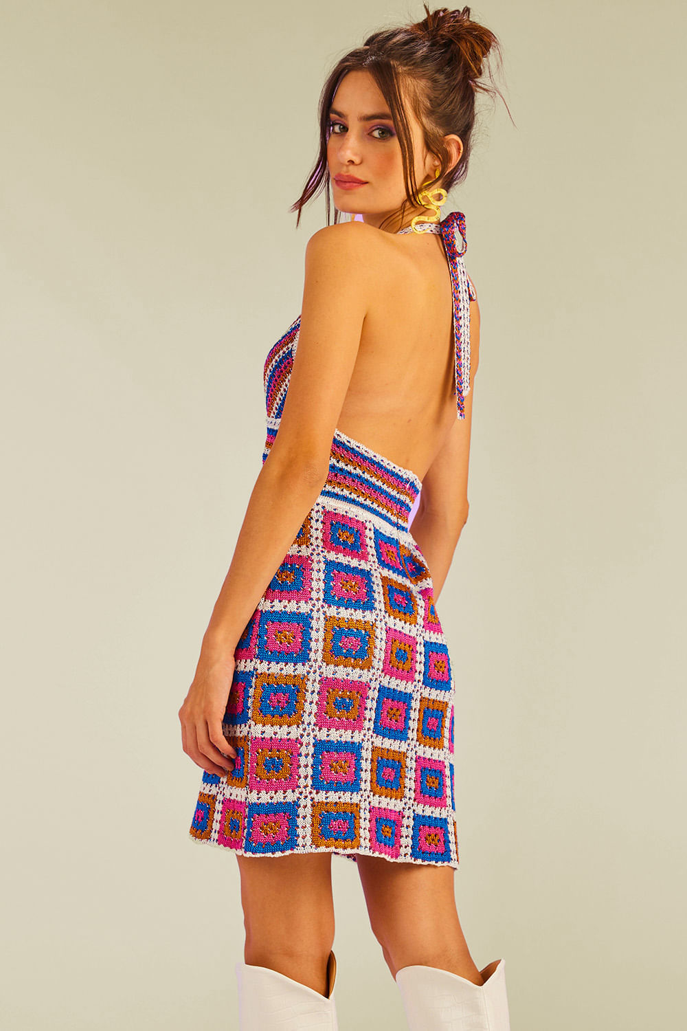 Vestido Tricot Beverly Off White