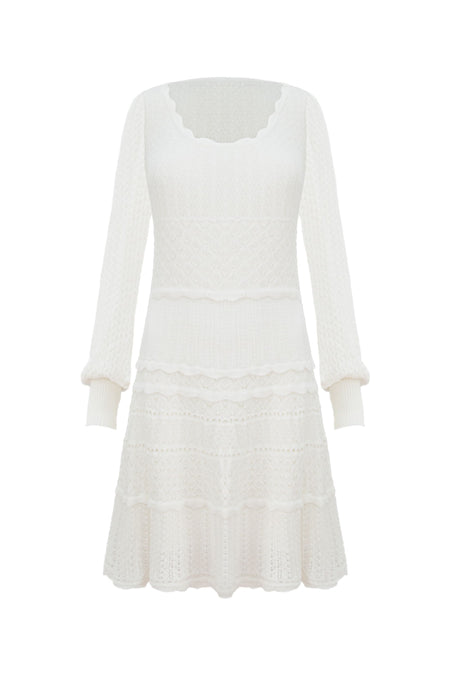Vestido Tricot Mabel Off White