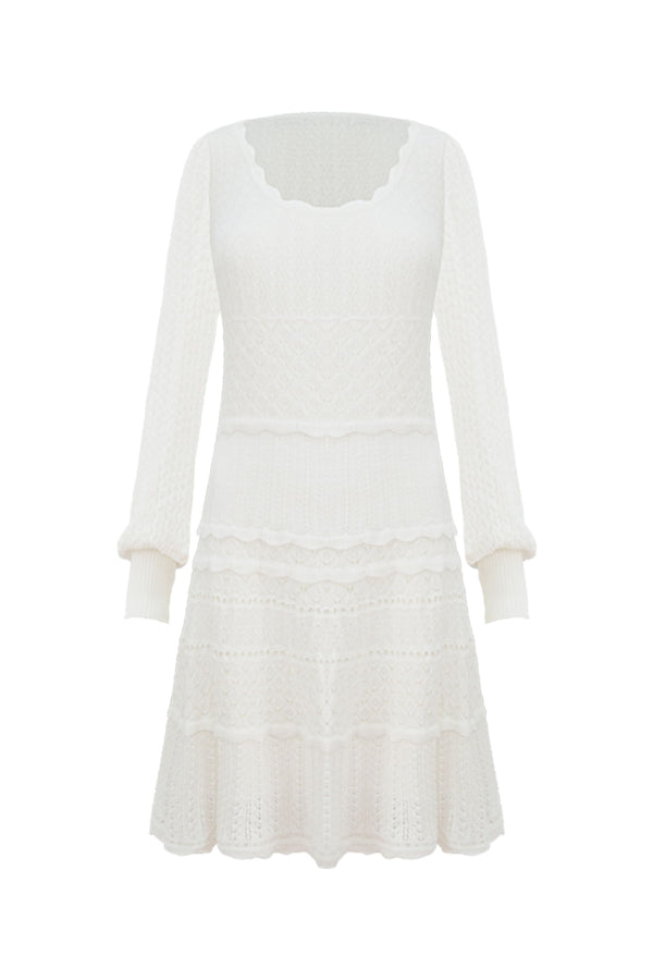 Vestido Tricot Mabel Off White