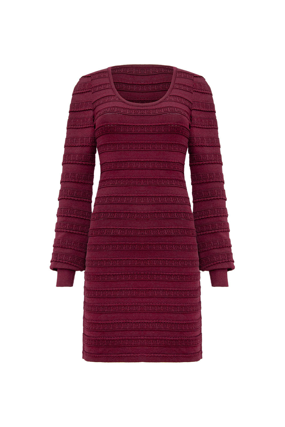 Vestido Tricot Pamela Ameixa