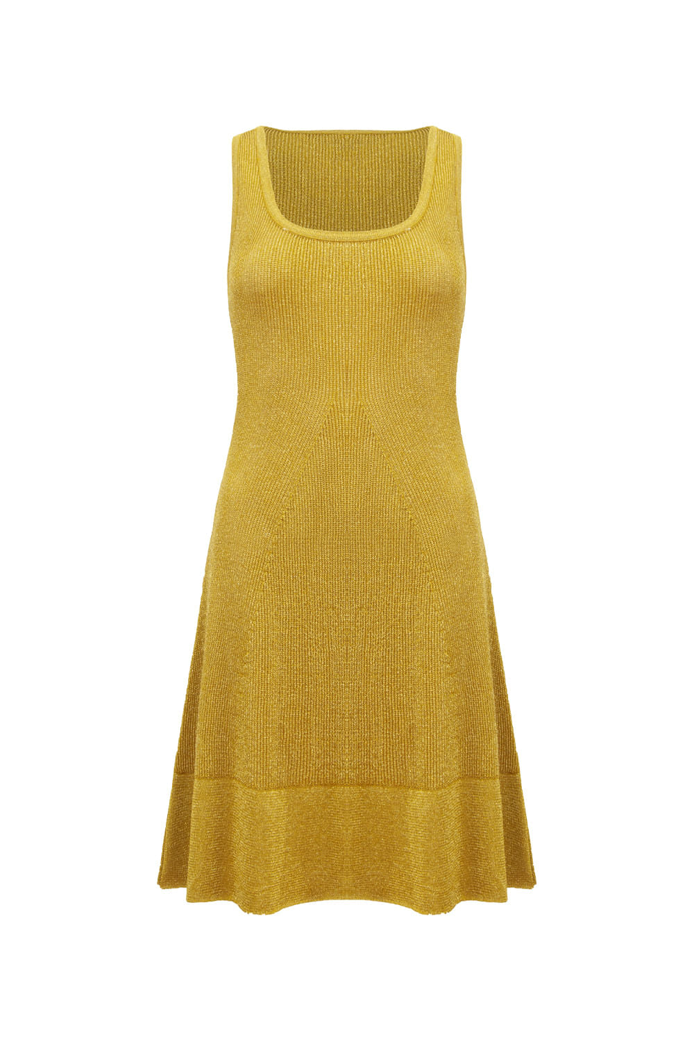 Vestido Tricot Irene Dourado