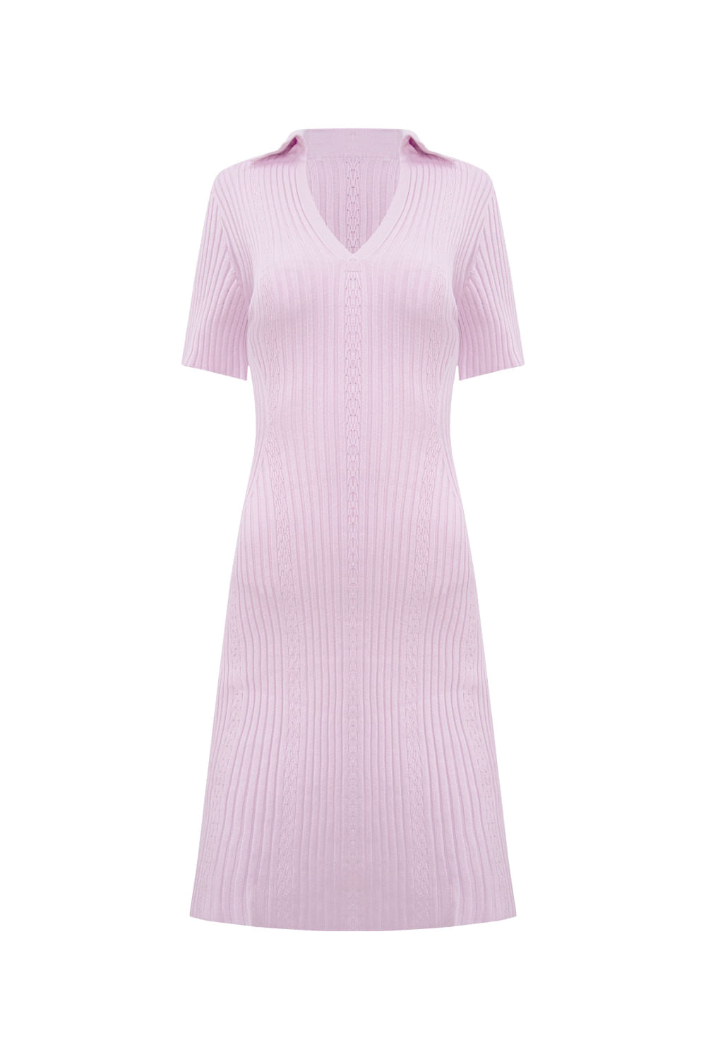 Vestido Tricot Julia Rosa Bebê