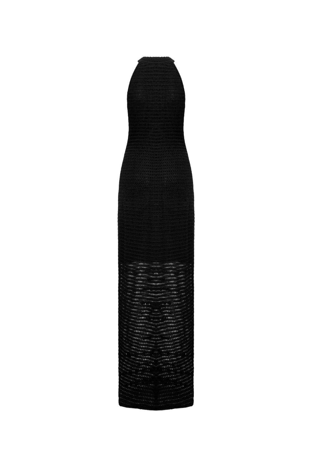 Vestido Tricot Longo Estela Preto