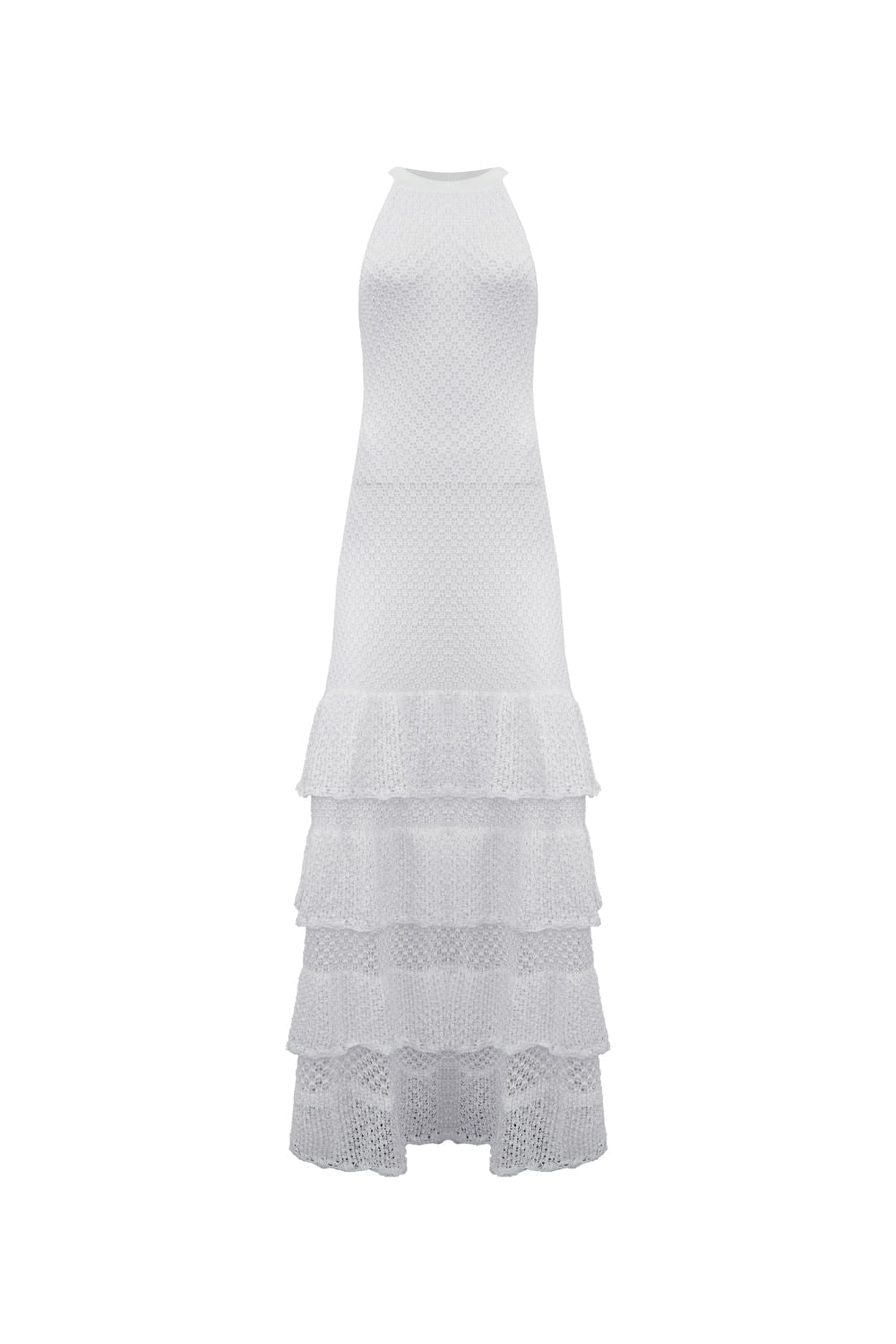 Vestido Tricot Midi Manuela Off White