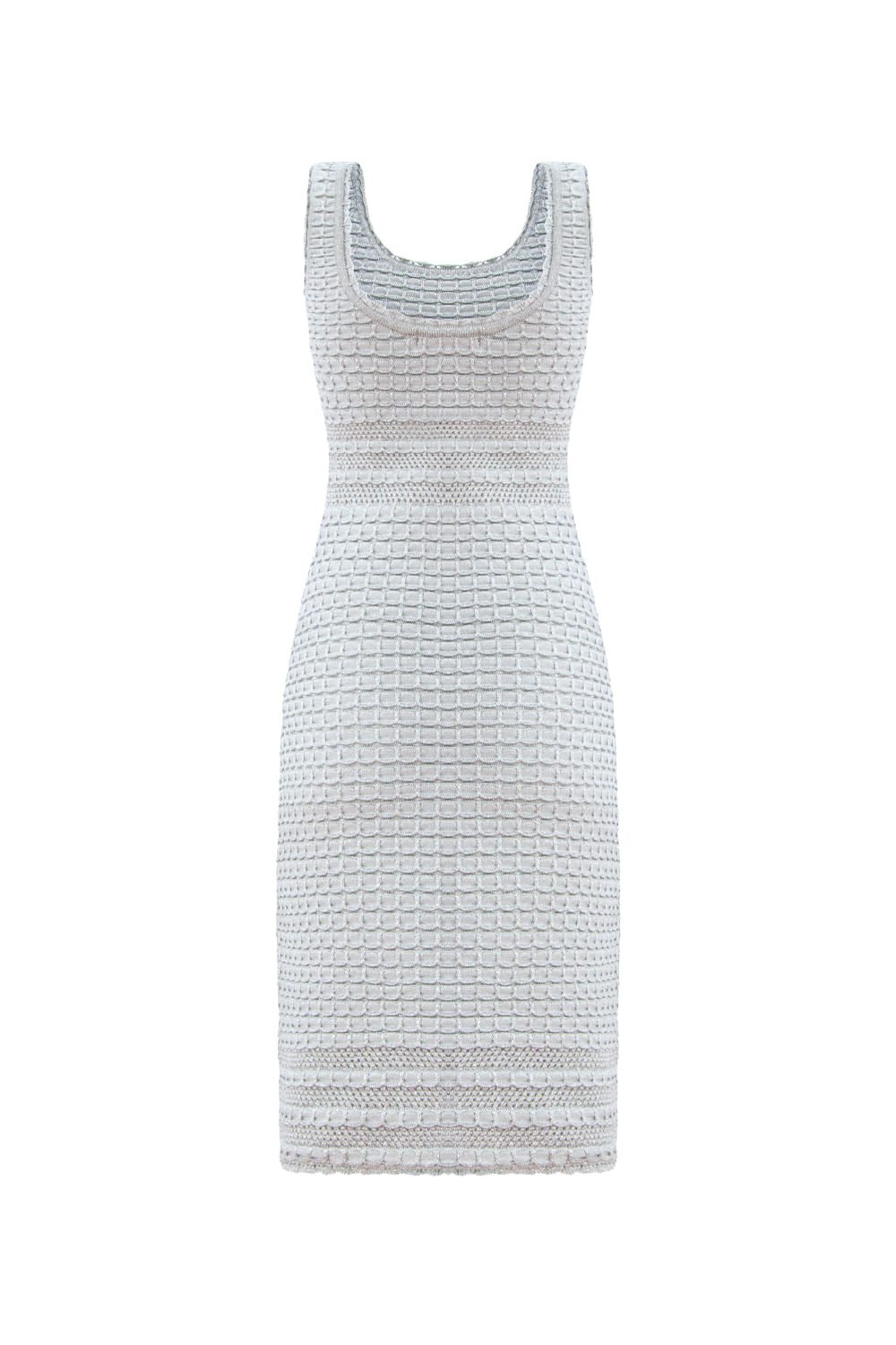 Vestido Tricot Marieva Prata