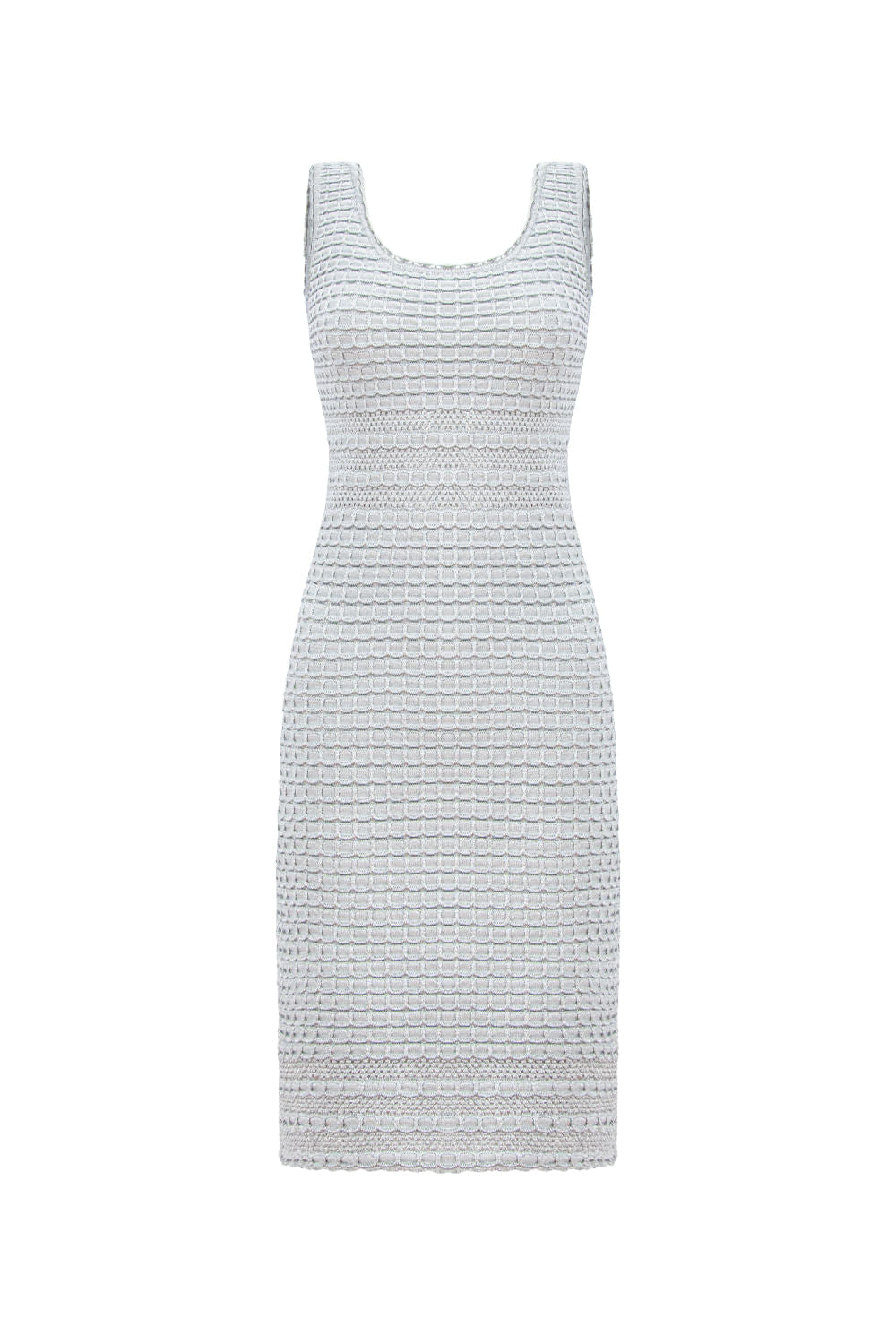 Vestido Tricot Marieva Prata