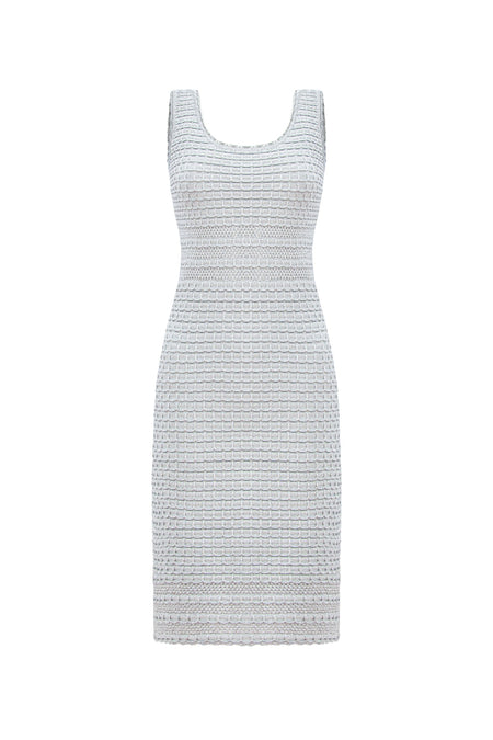 Vestido Tricot Marieva Prata