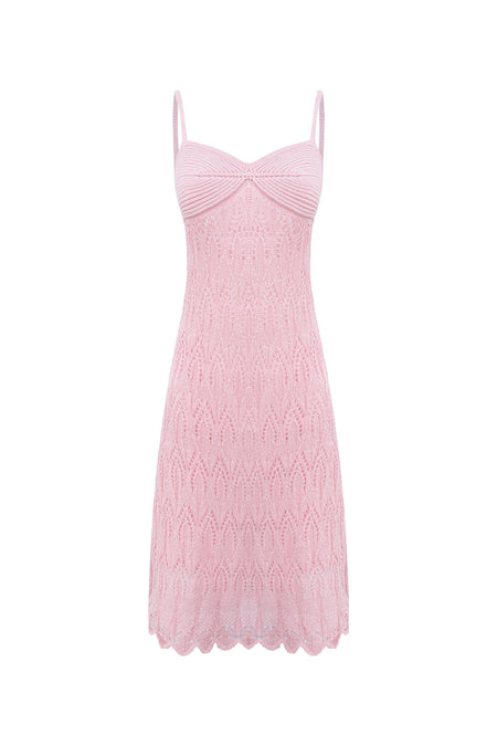Vestido Tricot Marina Rosa Cristal