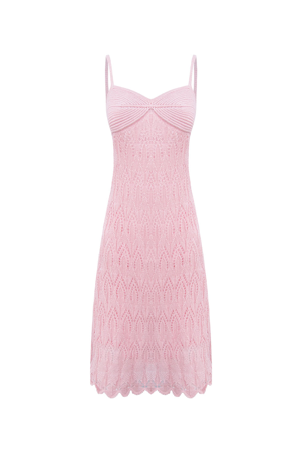 Vestido Tricot Marina Rosa Cristal