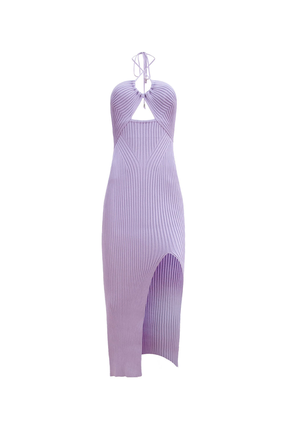 Vestido Tricot Midi Agnes Lavender