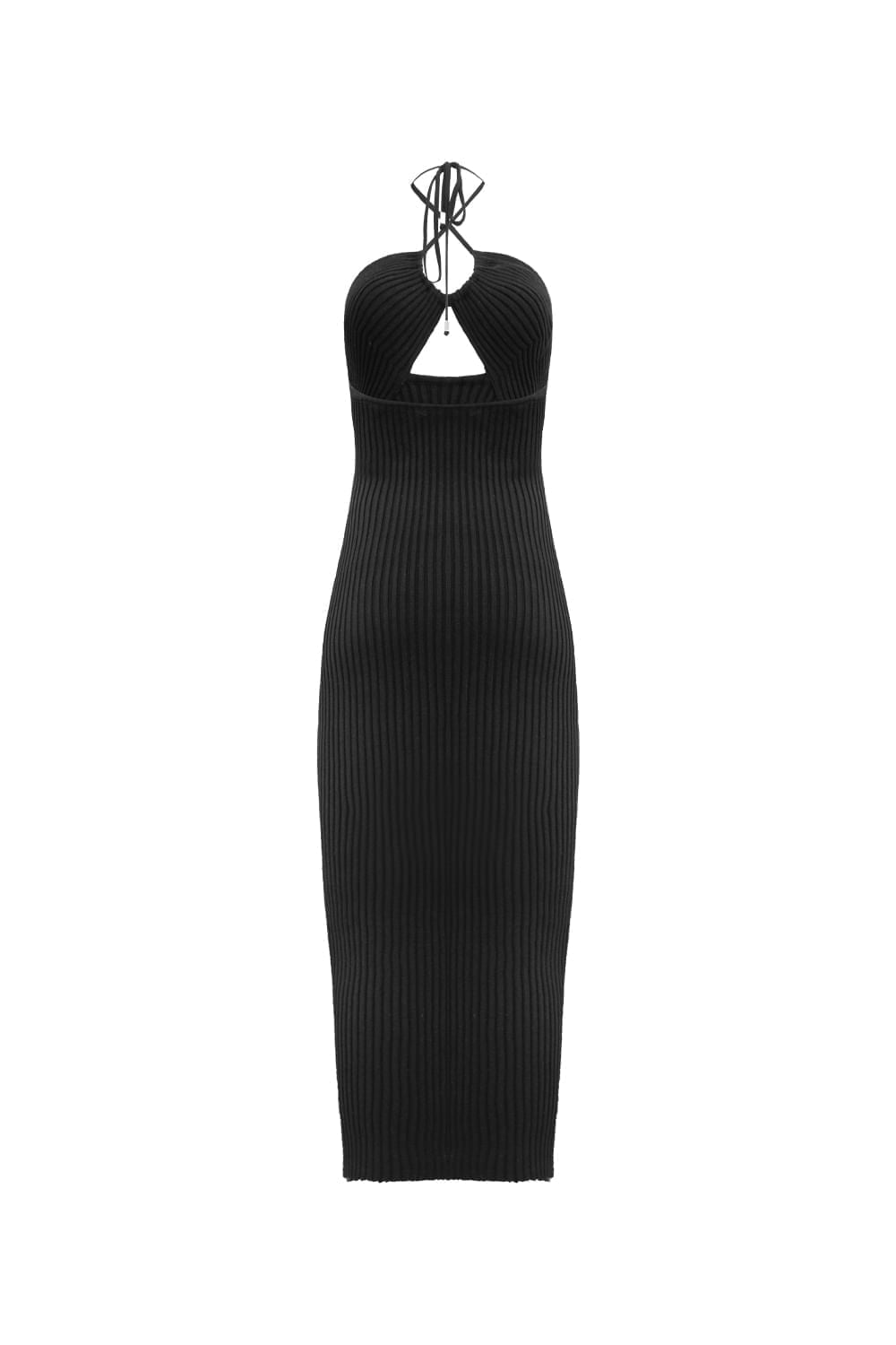 Vestido Tricot Midi Agnes Preto