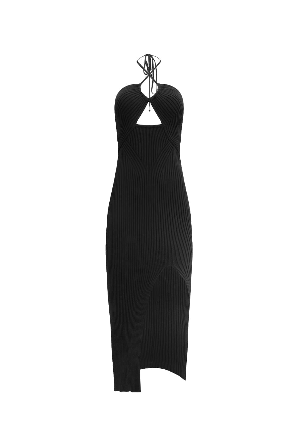 Vestido Tricot Midi Agnes Preto