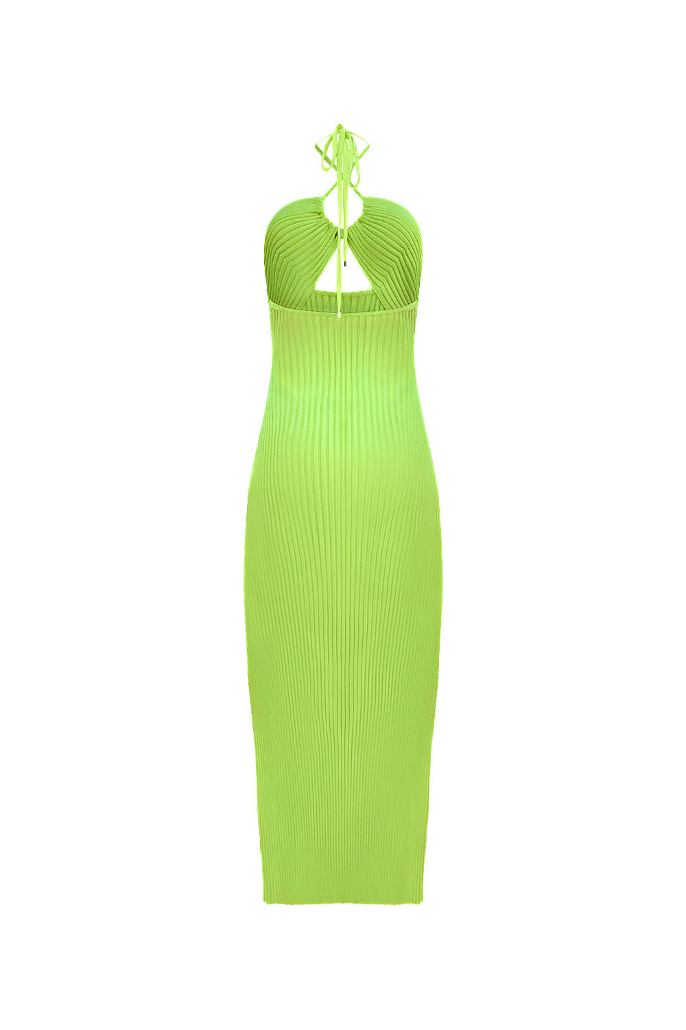 Vestido Tricot Midi Agnes Verde Lima