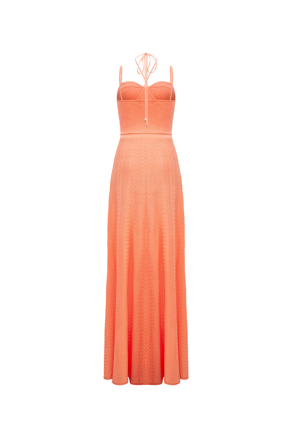 Vestido Tricot Midi Amanda Laranja Turmeric