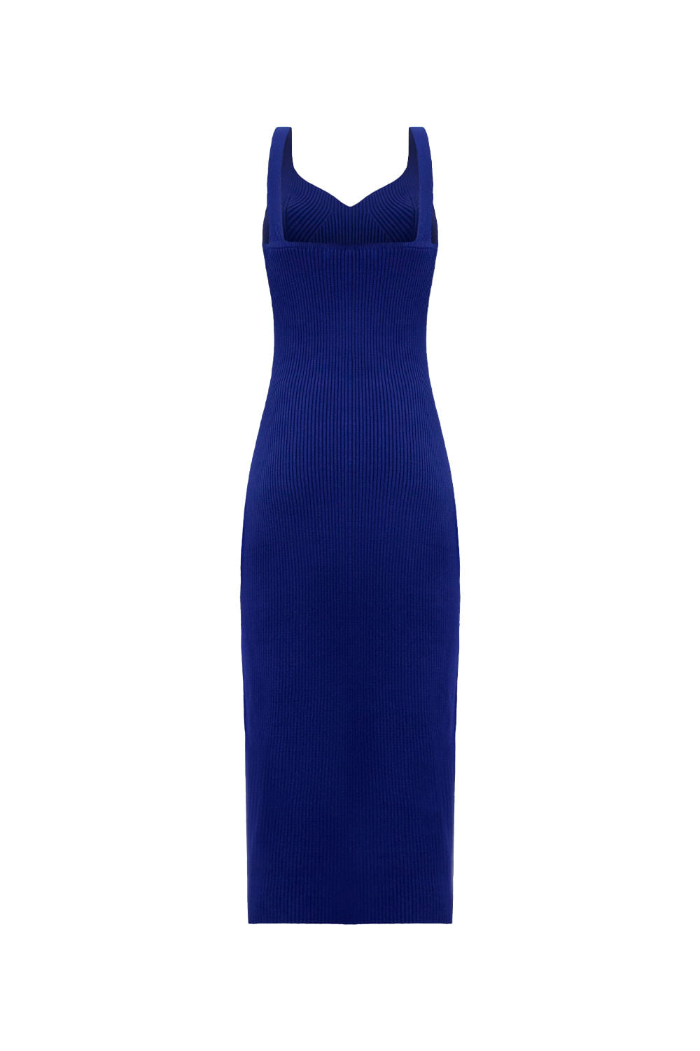 Vestido Tricot Midi Anelise Azul Klein