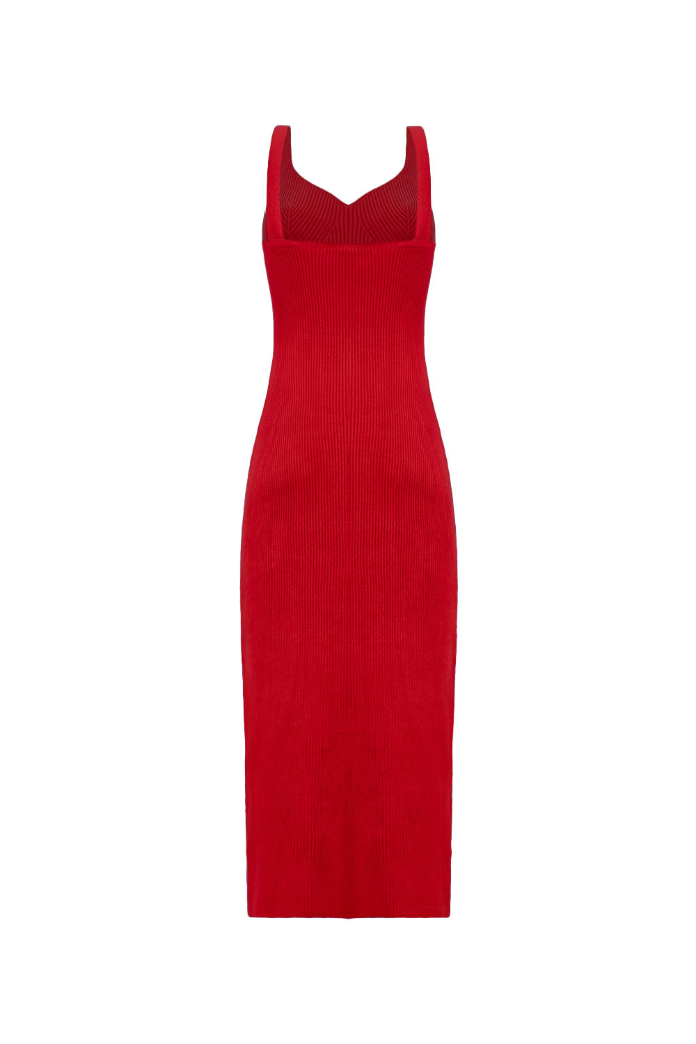 Vestido Tricot Midi Anelise Vermelho Cherry