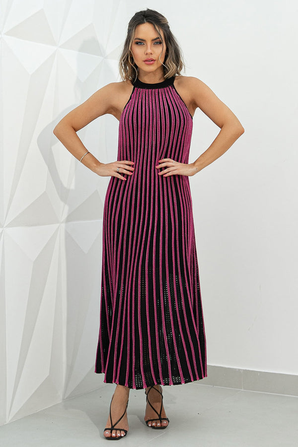 Vestido Tricot Midi Chelsea Preto