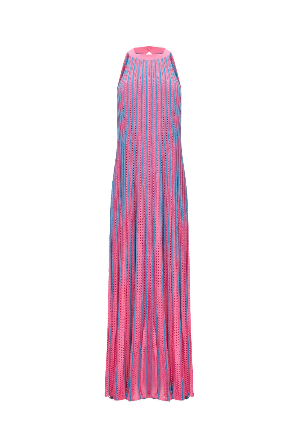 Vestido Tricot Midi Chelsea Rosa Penélope