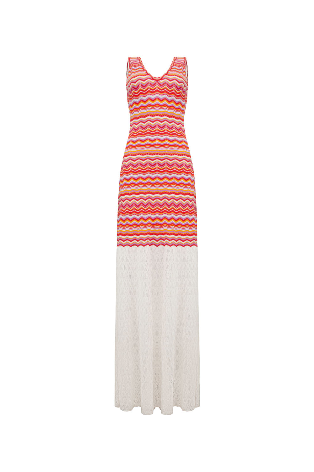Vestido Tricot Longo Evelyn Vermelho