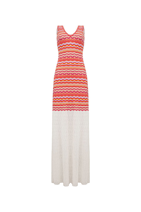 Vestido Tricot Longo Evelyn Vermelho