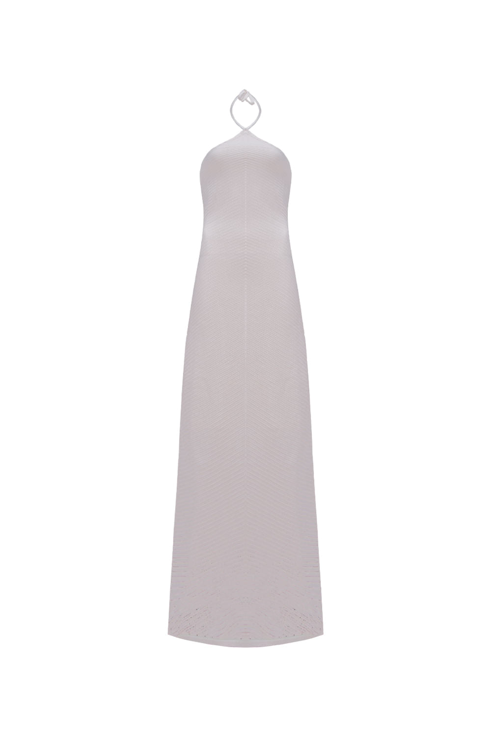Vestido Tricot Midi Isis Off White