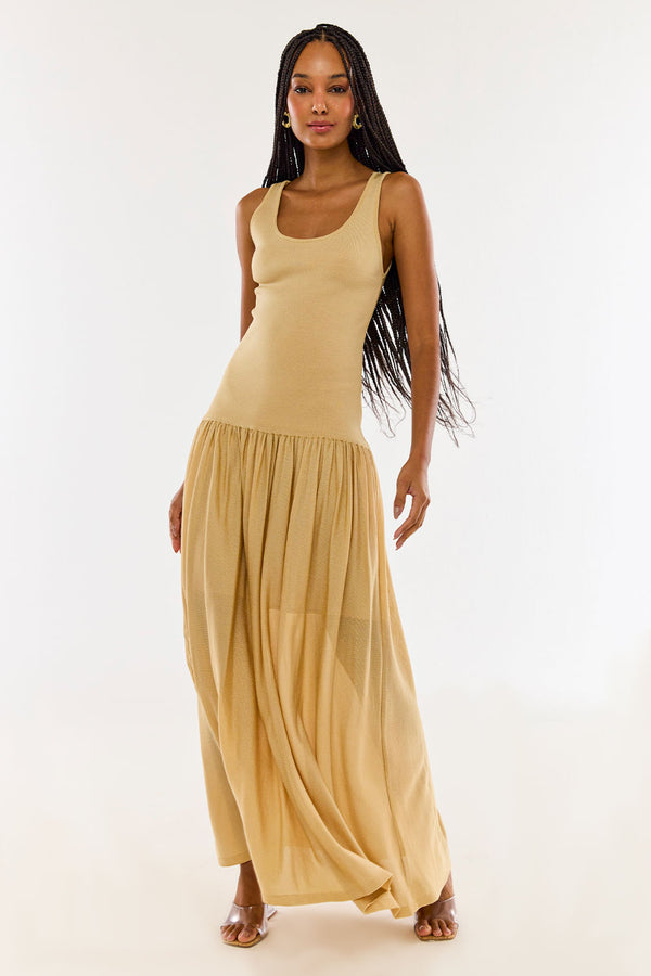 Vestido Tricot Midi Laila Super Ivore