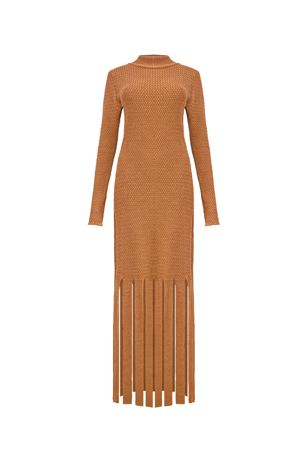 Vestido Tricot Midi Malena Cobre