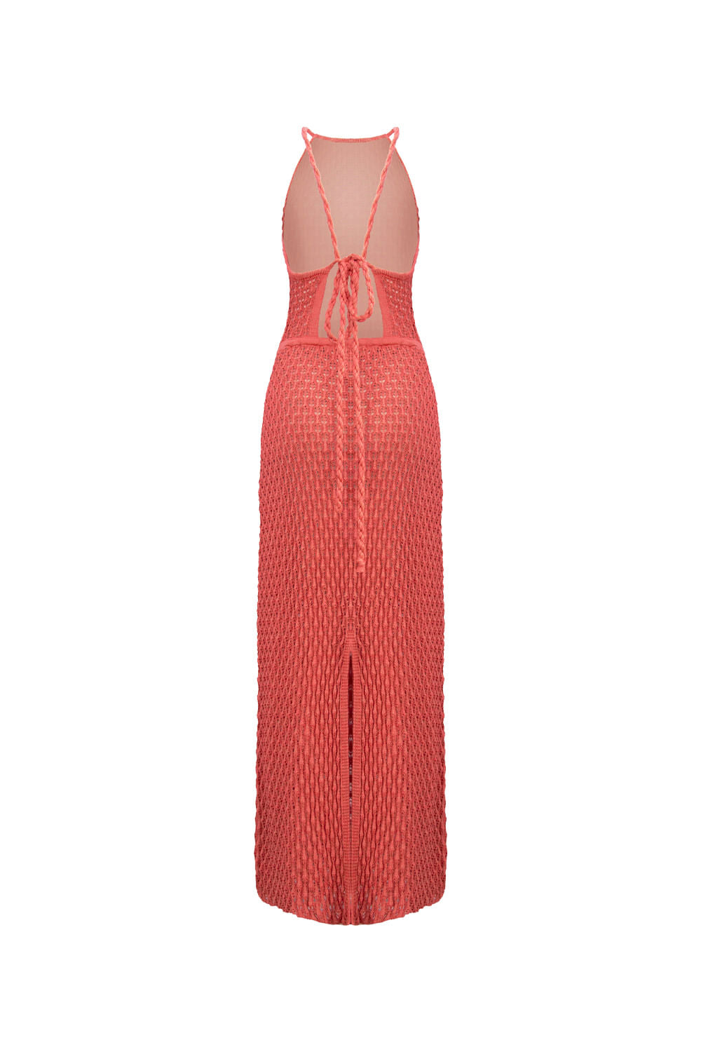 Vestido Tricot Midi Renata Vermelho Gérbera