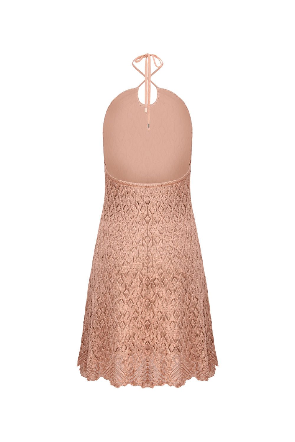 Vestido Tricot Natalie Bege Shell