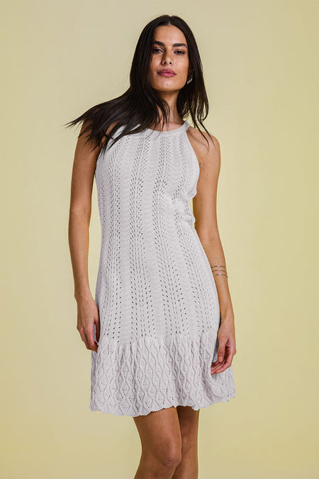 Vestido Tricot Nina Off White