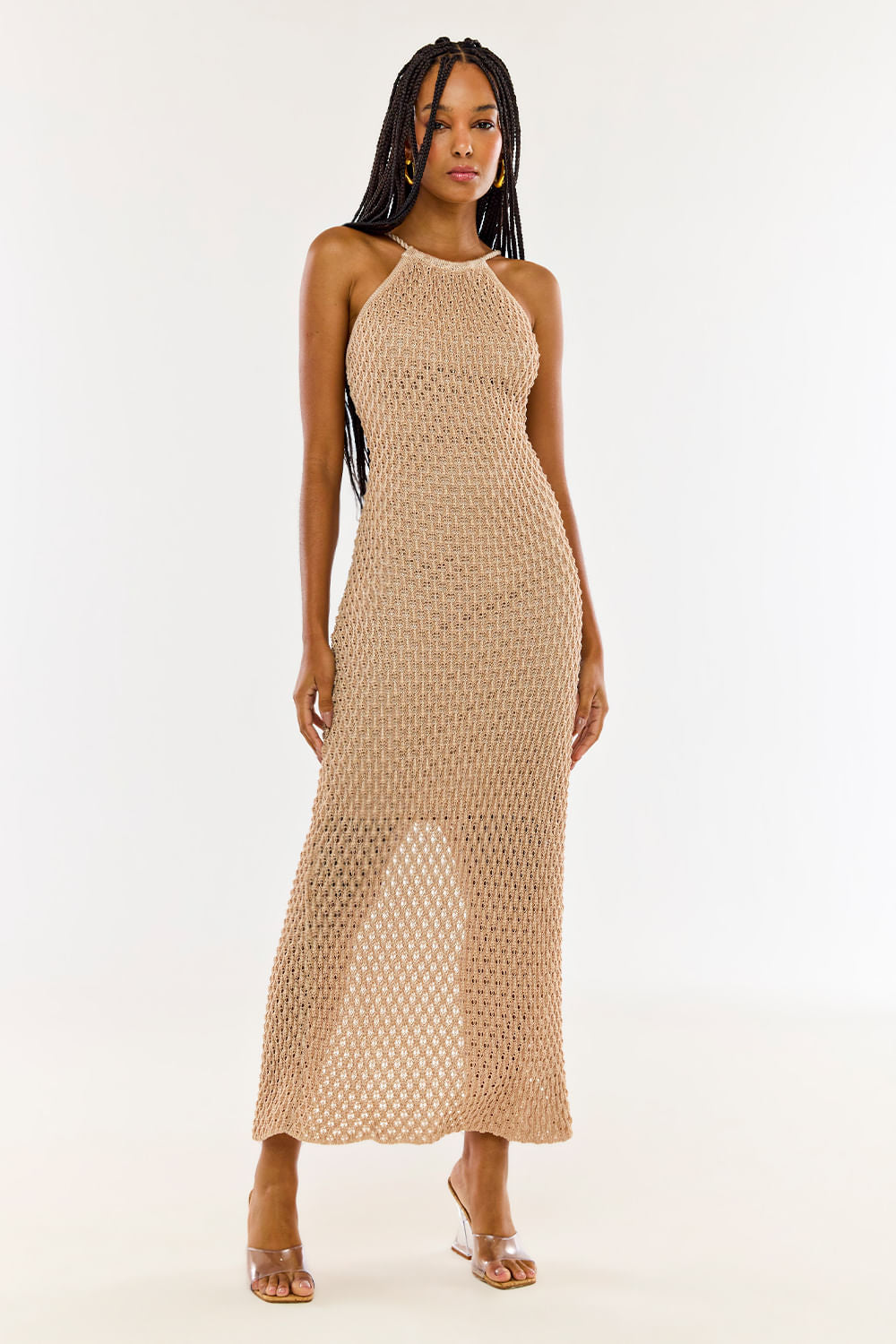 Vestido Tricot Longo Renata Nata