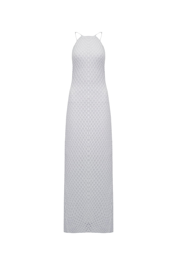 Vestido Tricot Longo Renata Off White