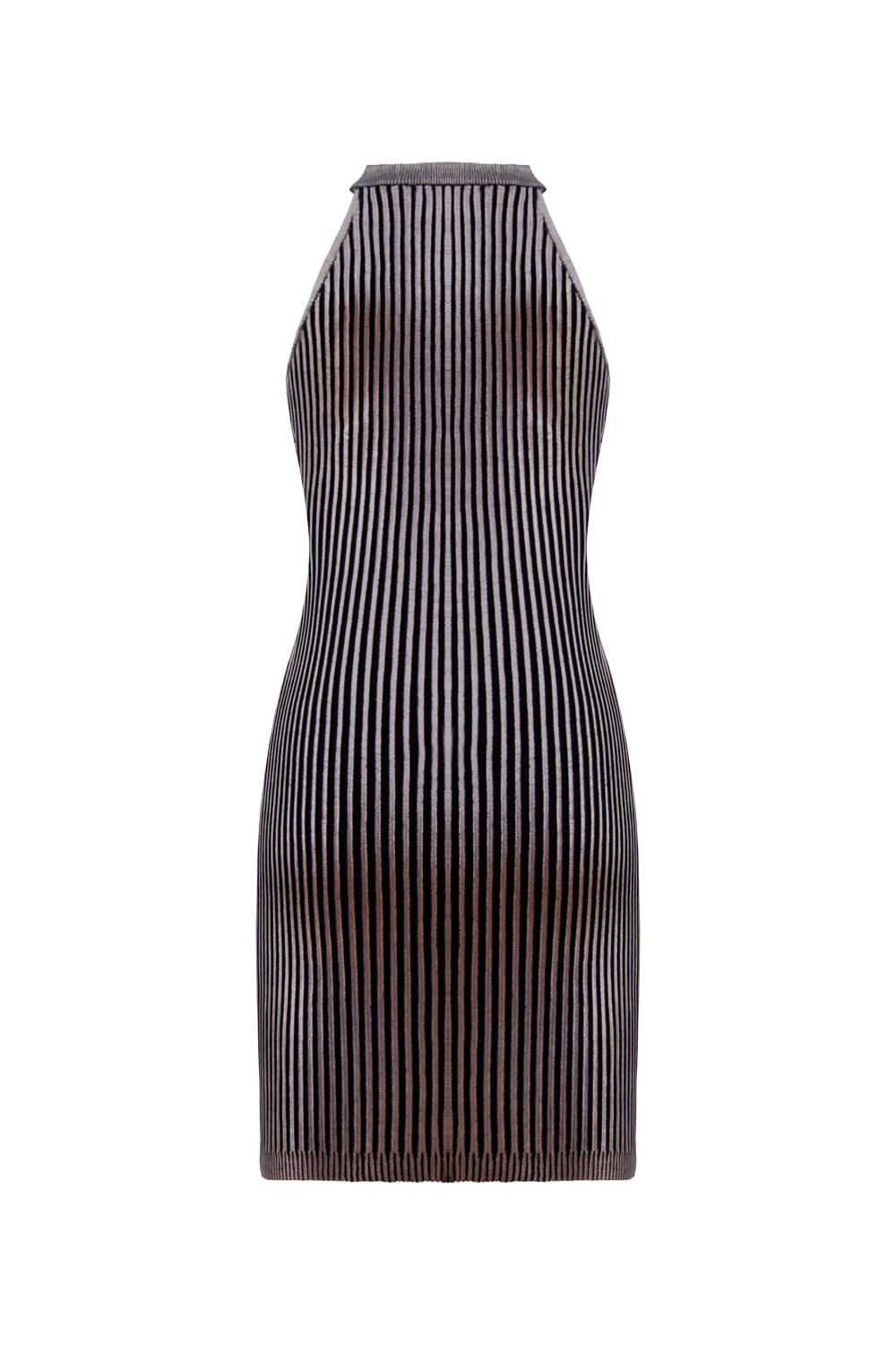Vestido Tricot Sabrina Prata Cromo