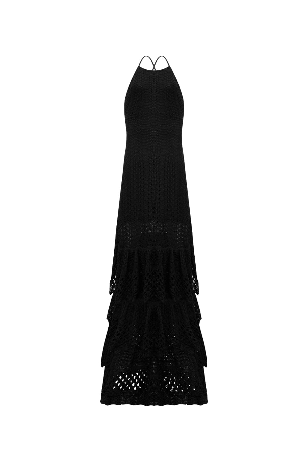 Vestido Tricot Midi Selma Preto