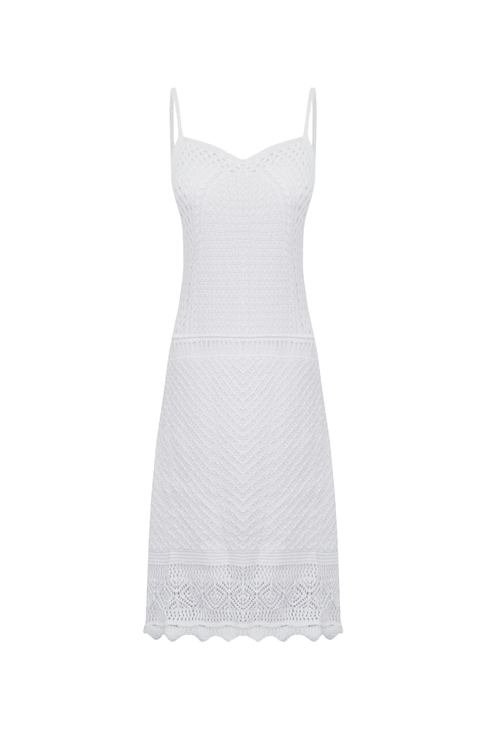 Vestido Tricot Tereza Off White