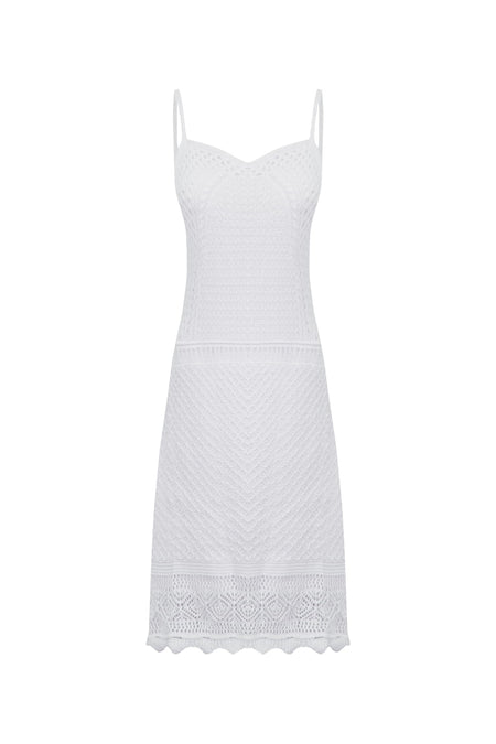 Vestido Tricot Tereza Off White