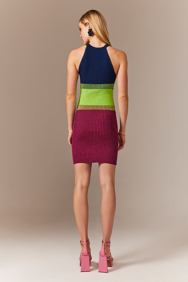 Vestido Tricot Vanessa Viva Magenta