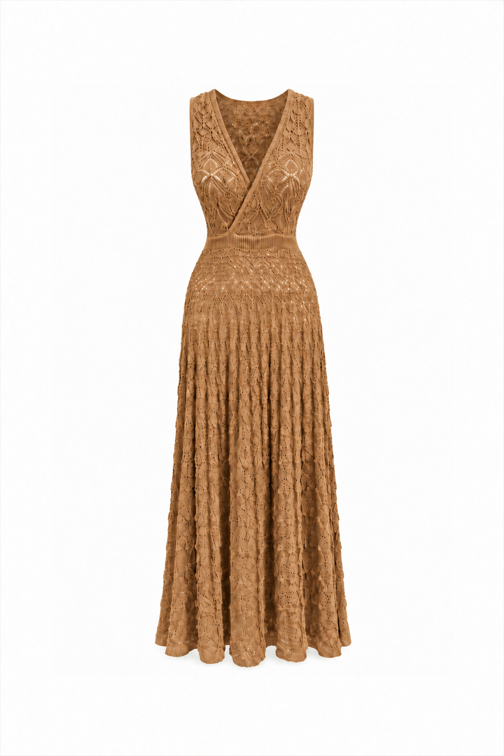 Vestido Tricot Aira Dourado