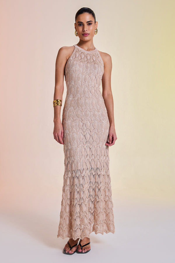 Vestido Tricot Midi Mel Nata