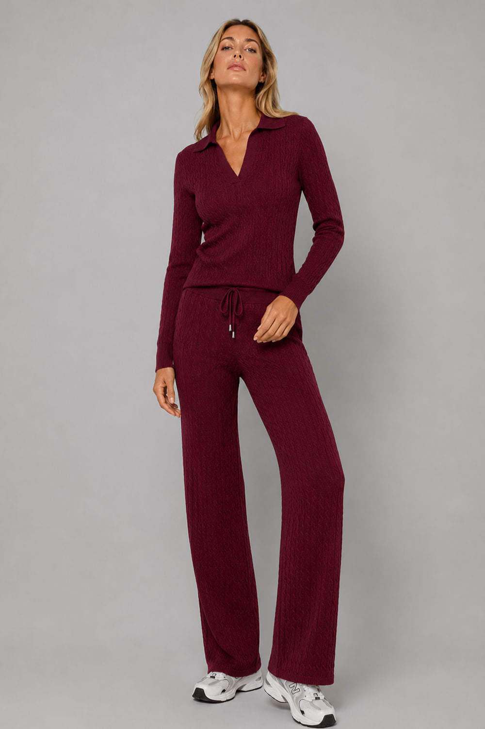 Calça Tricot Ana Vinho