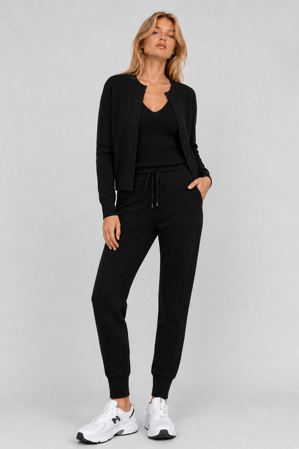 Regata Tricot Bia Preto