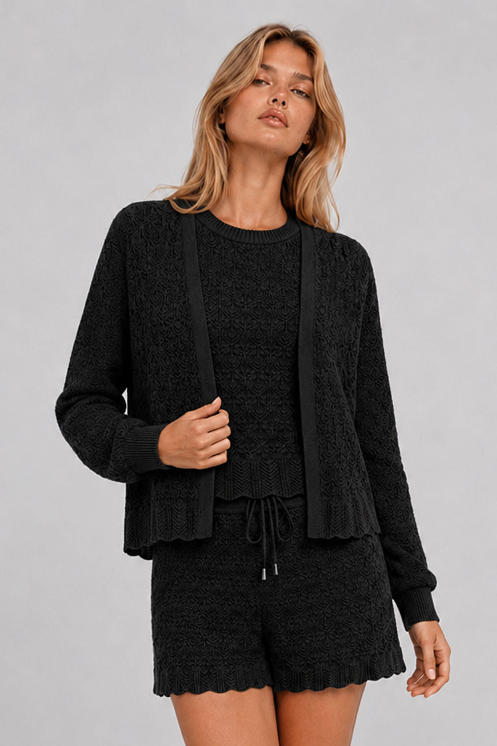 Casaco Tricot Lily Preto