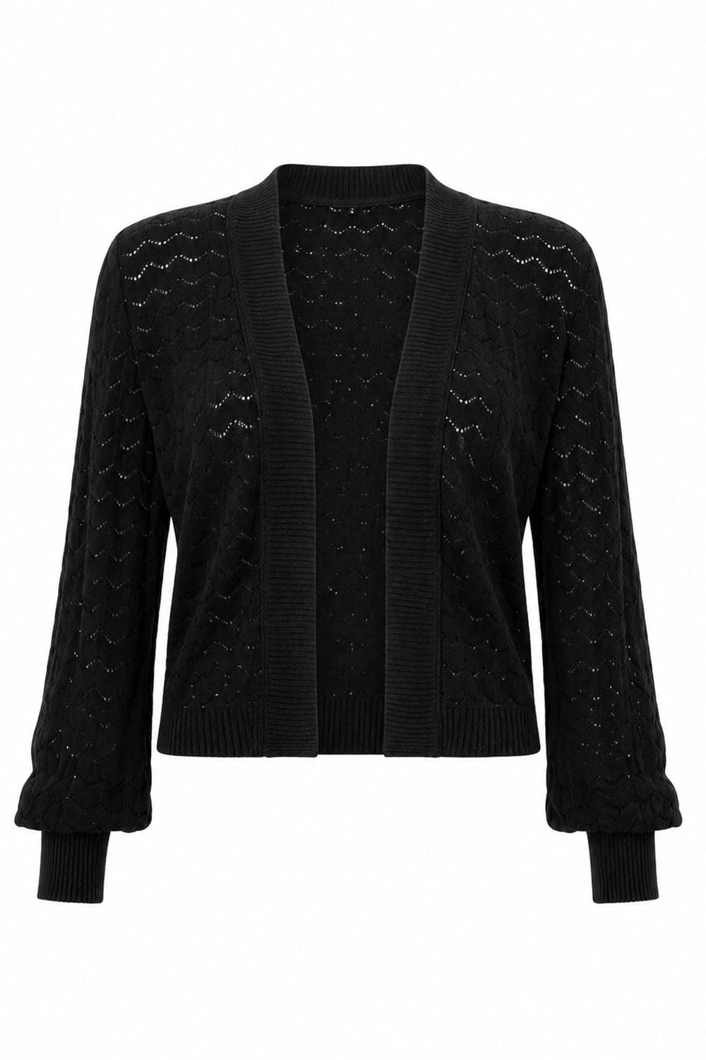 Casaco Tricot Blanche Preto