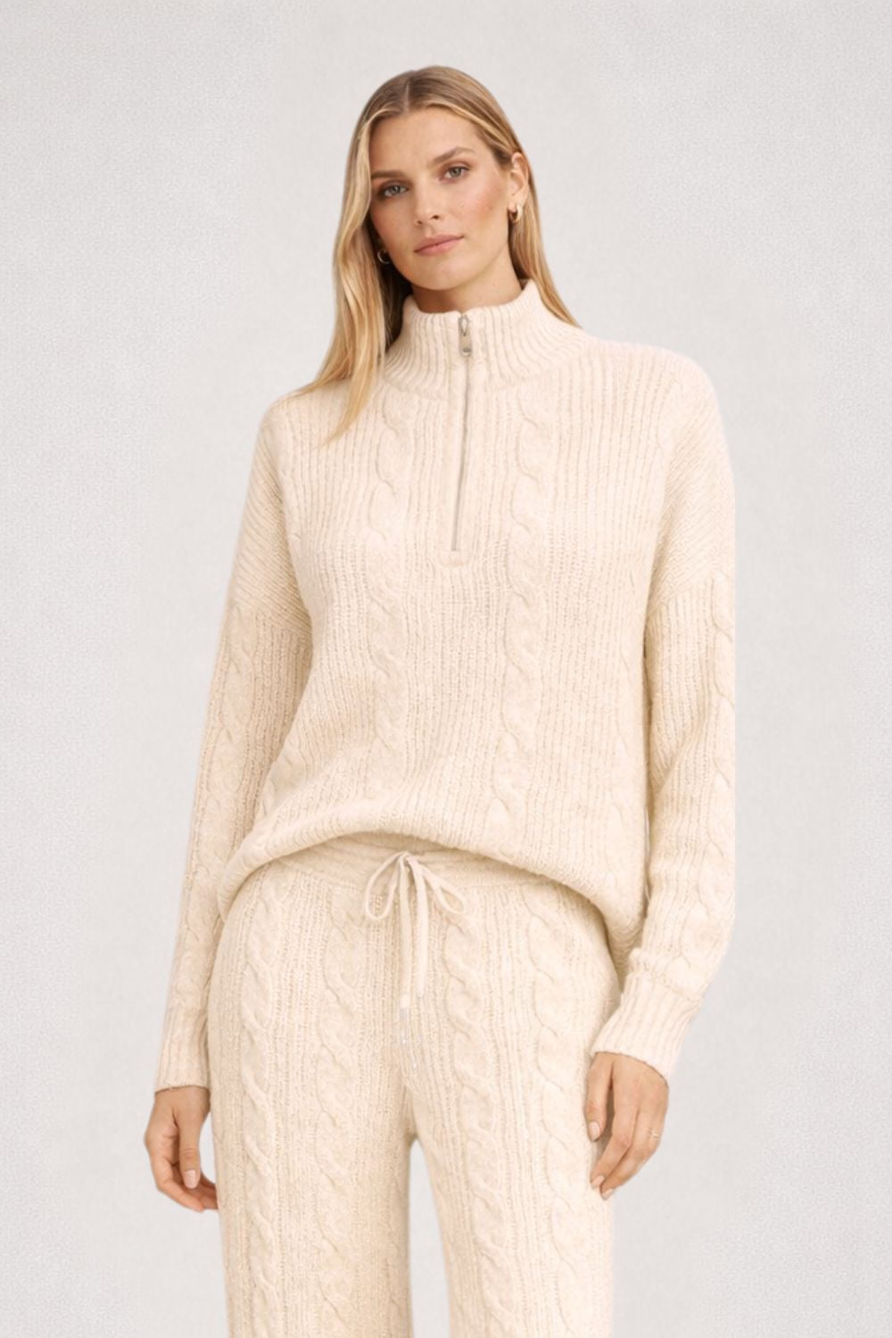 Blusa Tricot Leila Bege Areia