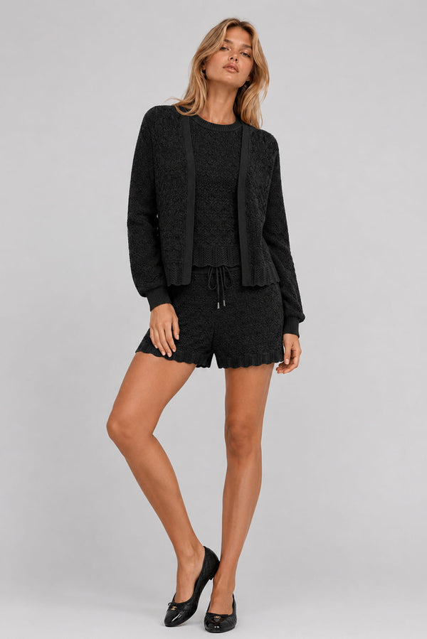 Shorts Tricot Lily Preto