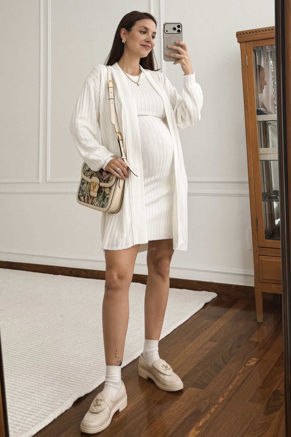 Vestido Tricot Cleo Off White